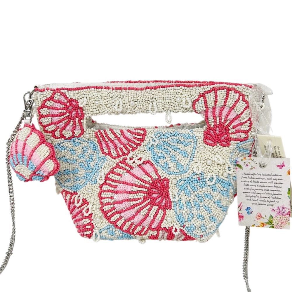 Viral Beaded Seashell Bag Crossbody/Handbag - Picture 2 of 15
